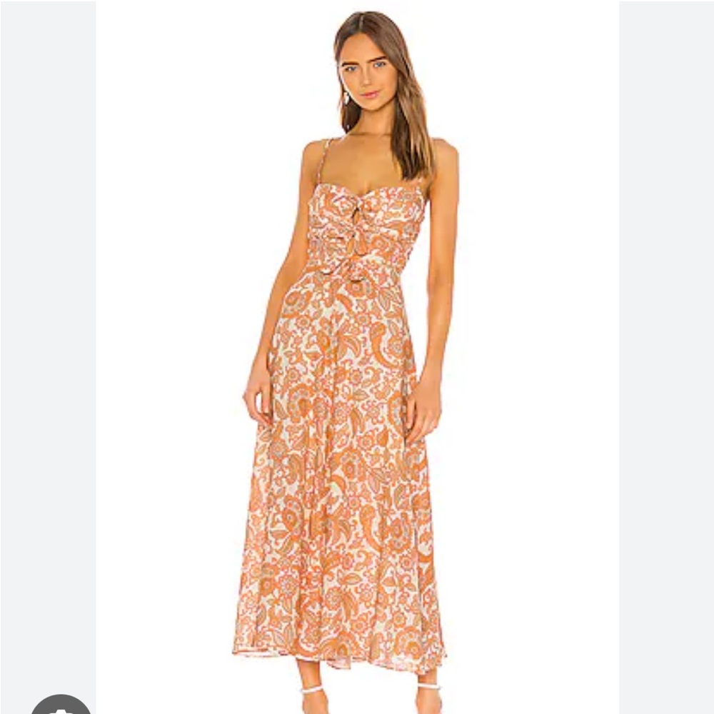 Zimmermann Peggy Linen Midi Dress